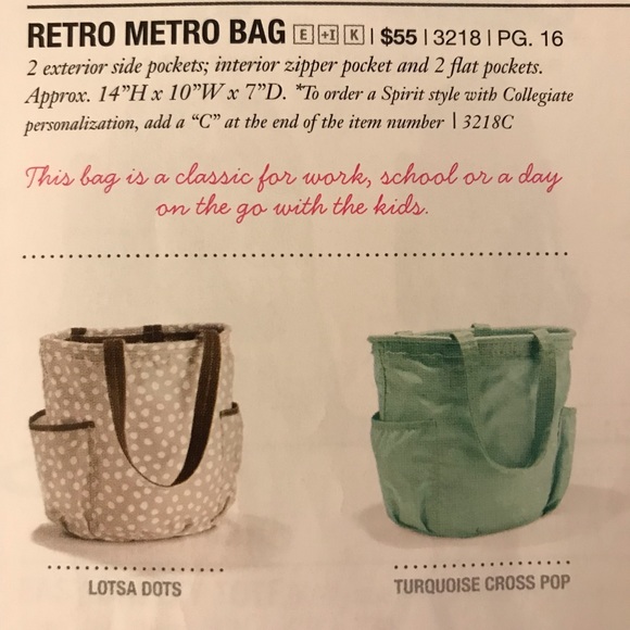 Thirty-One ⭐️RARE! Retro Metro Bag EUC! - Picture 9 of 9